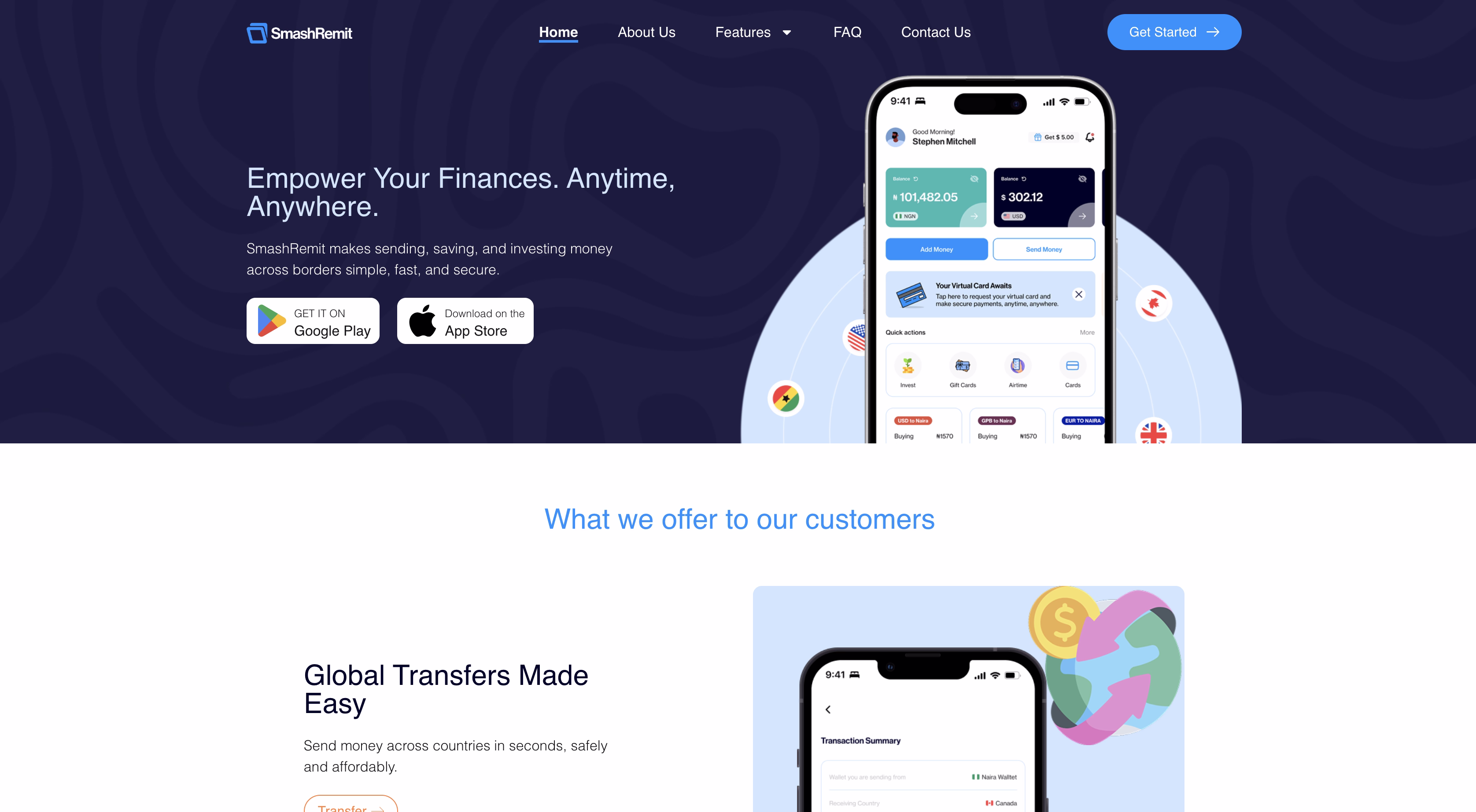 SmashRemit Fintech Platform